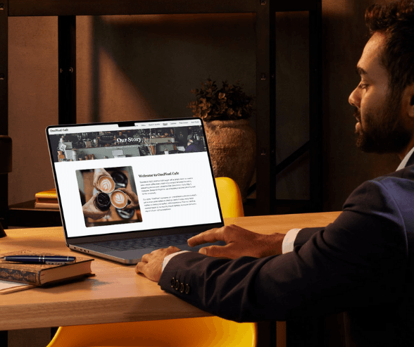 OnePixel Cafe Website - Image 2