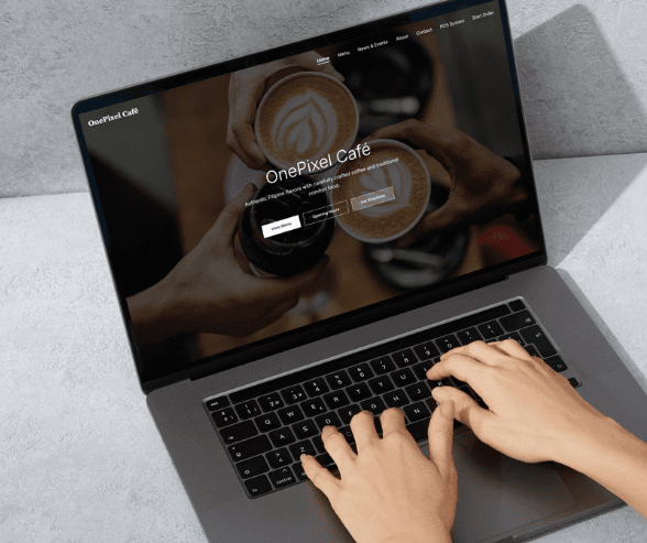 OnePixel Cafe Website