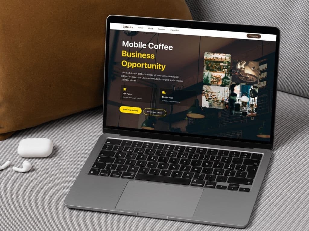 Cafe Lim Website - Image 1